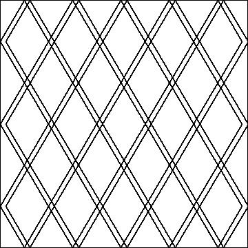 (image for) Double Hung Diamonds 12-L00344